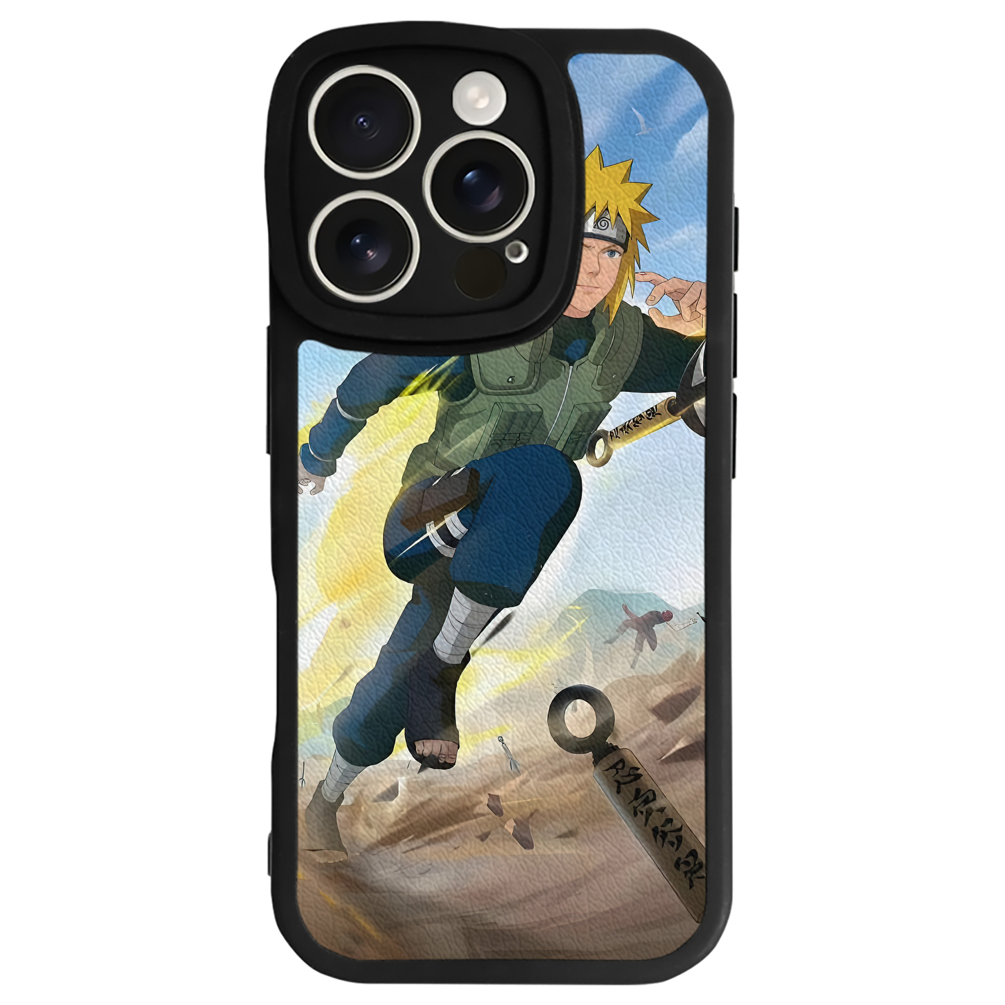（画像用） NARUTO -ナルト- NARUTO -ナルト- 疾風伝 【iPhone 16シリーズ対応】シリコンスマホケース（レザー調） 材質：シリコン